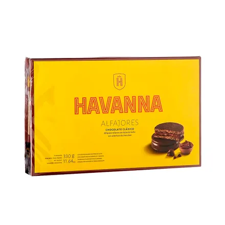 Alfajores Havanna Chocolate Clasico 330 Gramos 6