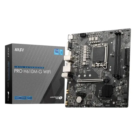 Placa Mae Msi Pro Ddr 5 Socket Lga 1700 Chipset H610 Atx Oem
