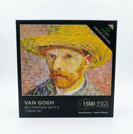 NEW ZONE ROMPECABEZA AUTORETRATO C/SOMBRERO DE PAJA 1500PCS