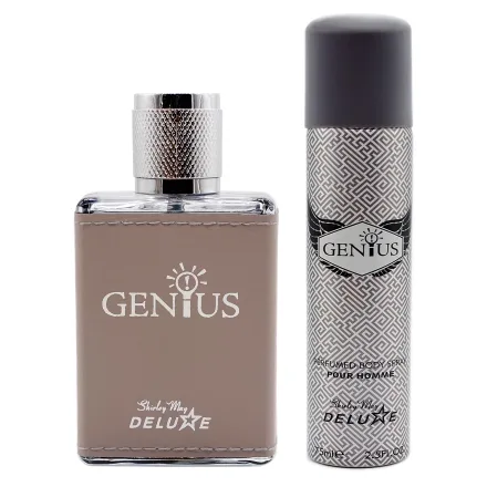 Perfume Shirley May Deluxe Genius Eau Toilette Masculino 75ml