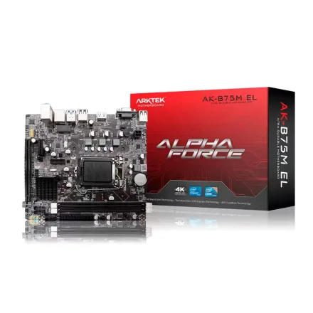 Placa Mae Arktek Ak B75M El Ddr 3 Socket Chipset B75 Atx