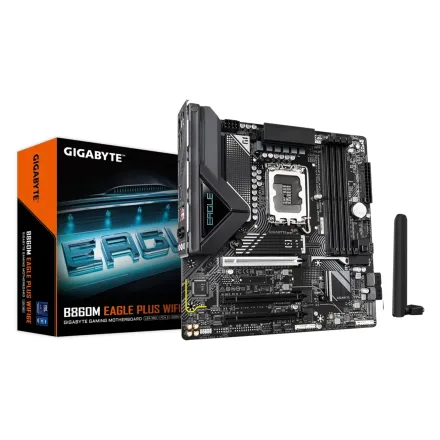 Placa Mae Gigabyte Eagle Plus 6E Ddr 5 Socket Lga 1851 Chipset B860 Atx