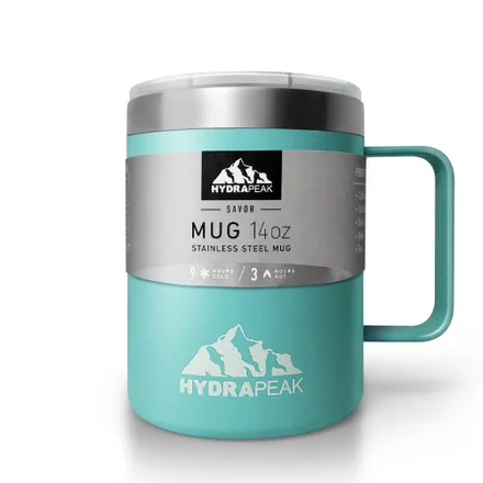 Caneca Termica Hydrapeak Hp Mug 14 Aqua 400ml