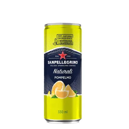Saborizada Sanpellegrino Natural Pomelo Lata 330ml