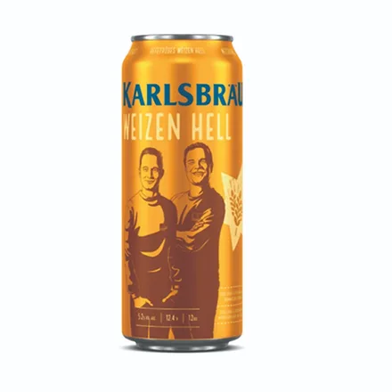 Cerveza Karlsbrau Weizen Beer Lata 500ml