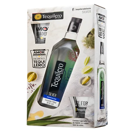Tequila Tequilero Silver 2 Copos 750ml