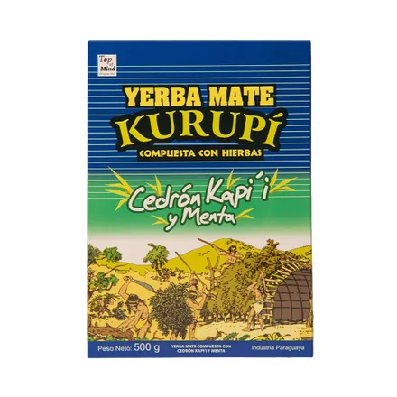 Yerba Kurupi Cedron Kapi Menta 500 Gr