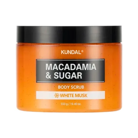 Exfoliante Corporal Kundal Macadamia Sugar Musk 550 Gr