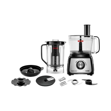 Multiprocesador Licuadora Mondial Turbo Chef Mpn 01 Bf 9 En 1