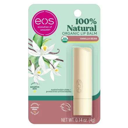 EOS BALSAMO LABIAL LIP NATURAL VANILLA BEAN