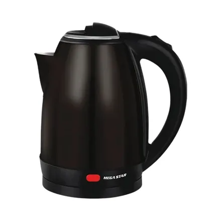 Jarra Eléctrica Mega Star Tm9726 N 1.8 L 1500 W 220 V Negro