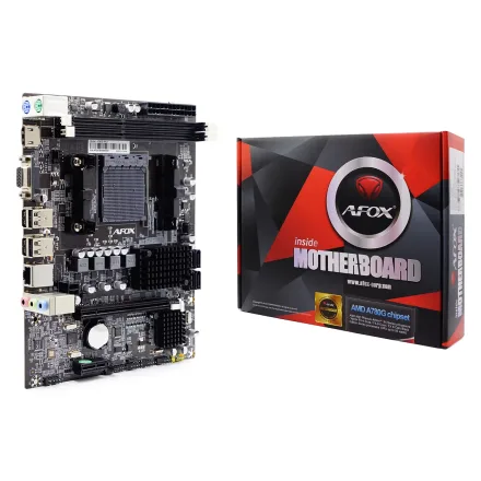 Placa Mae Afox MA3 Ddr 3 Socket AM3 Plus Chipset Atx