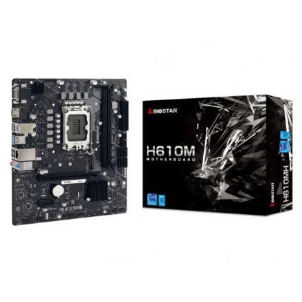 Placa Mae Biostar Chipset H610 Lga 1700 Matx Ddr 4