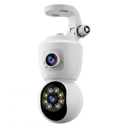 Câmera de Segurança Satellite A-CAM8001D 4MP WiFi - Branco