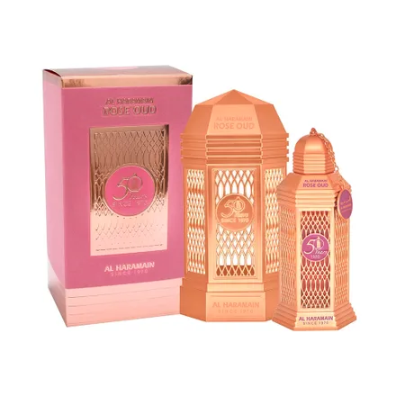 Perfume Al Haramain 50 Years Rose Oud Edp 100ml