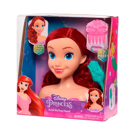 Juego Disney Princess Ariel Styling Head 7 Piezas