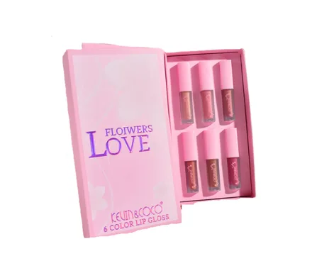 Kevin Coco Set Brillo Labial 6 Colores