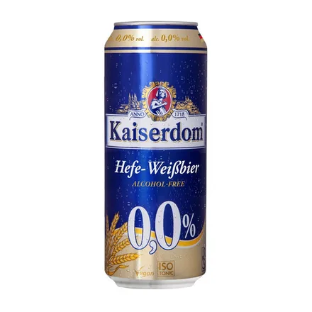 Cerveza Kaiserdom Hefe Weibbier Sin Alcohol Lata 500ml