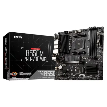 Placa Mae Msi Pro Vdh Ddr 4 Socket AM4 Chipset B550 Atx