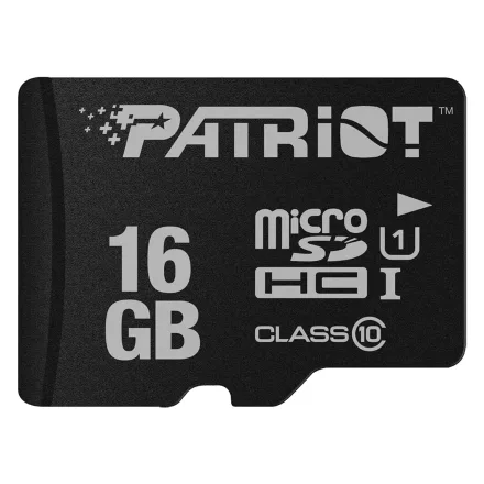 Cartão de Memória Micro SD Patriot LX Series 16GB 80MBs - PSF16GMDC10