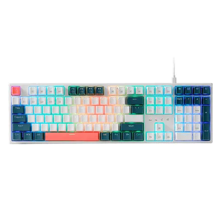 Teclado Gaming Redragon Trundle K668WBO RGB Switch Red - Tricolors