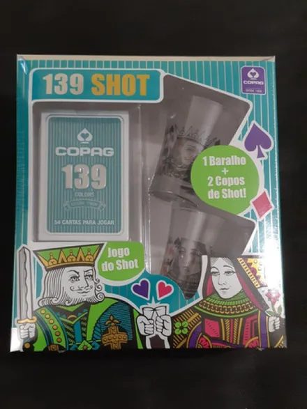 Baralho Copag 139 Shot Con 2 Tazas