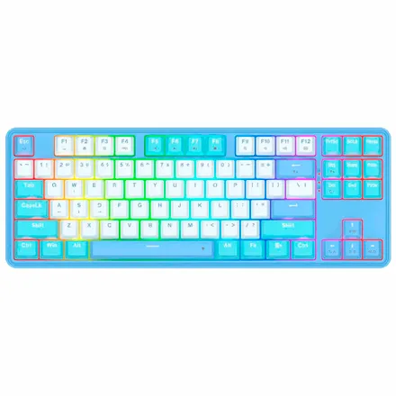 Teclado Redragon K707WBB-RGB Star Blade (Inglés) - Celeste