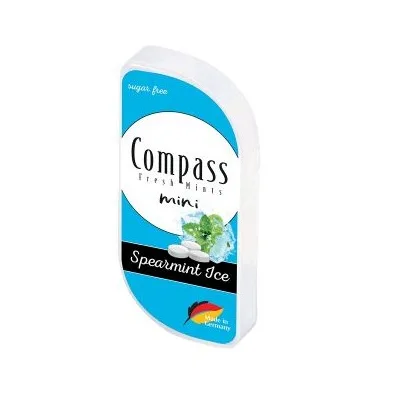 PASTILLAS COMPASS SIN AZUCAR SPEARMINT 7G
