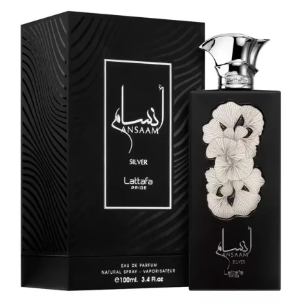 Perfume Lattafa Ansaam Silver Eau Parfum Unissex 100ml