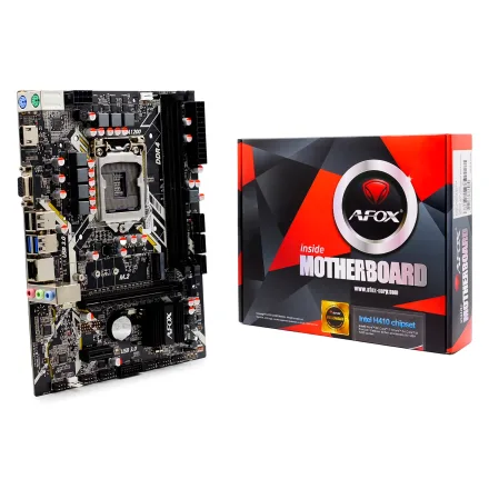 Placa Mae Afox MA5 V2 Socket Lga 1200 Chipset 410 Ddr 4 Atx