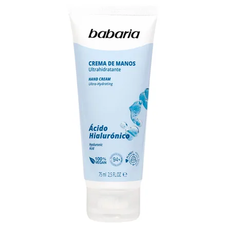 Creme Maos Babaria Ultra Hidratante Acido Hialuronico 75ml