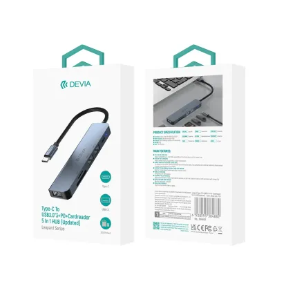 Devia Hub 5 En 1 5P