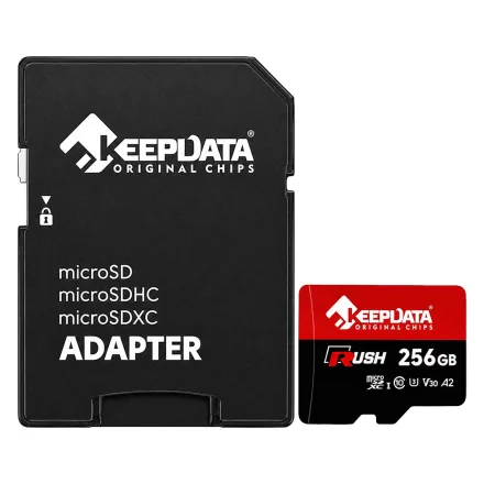 Cartao Sd Keepdata Rush 25 256GB