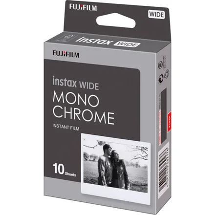 Fuji Instax 10 Pack Film Wide Mono Chrome