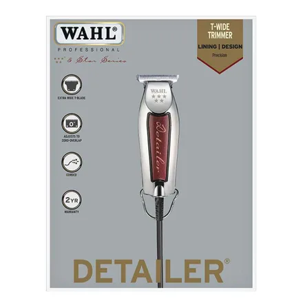 Cortador Cabello Wahl Detailer 5 Star Serie Corded 8081 1208 Bi Voltaje