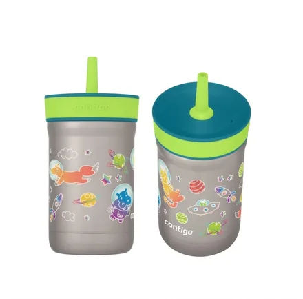 Contigo Vaso Termico Kids Leighton Juniper Space Pajita 350ml