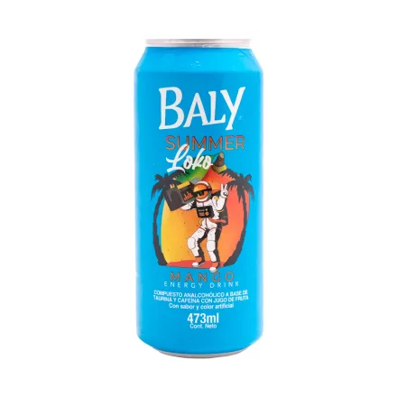 Energizante Baly Summer Loko Sabor Mango 473ml