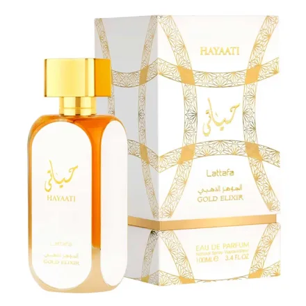 Perfume Lattafa Hayaati Gold Elixir Eau Parfum Unissex 100ml