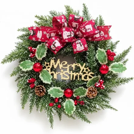 Adorno Navideno Guirnalda L8 466 Merry Christmas