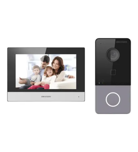 HIKVISION KIT INTERFONE IP WIFI COM VIDEO DS-KIS603-P(C)