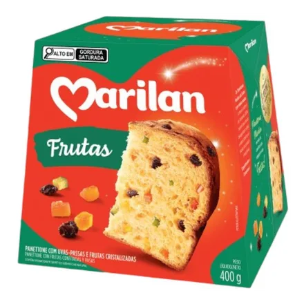 PANETTONE MARILAN CON FRUTAS 400GR