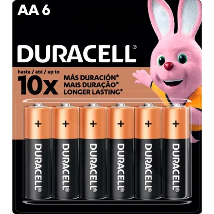 Pilhas Duracell X6 Pequenos