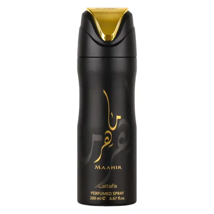 Desodorante Lattafa Maahir Black Unissex 200ml