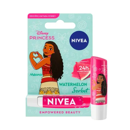 NIVEA BALSAMO LABIAL DISNEY PRINCESS MOANA WATERMELON