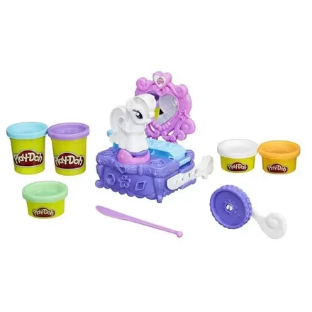 MASA DE MODELAR PLAY-DOH MY LITTLE PONY EL TOCADOR DE RARITY B3400