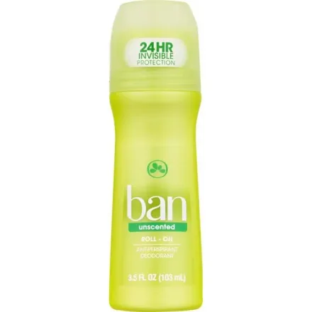 Ban Desodorante Roll On Unscented 103ml