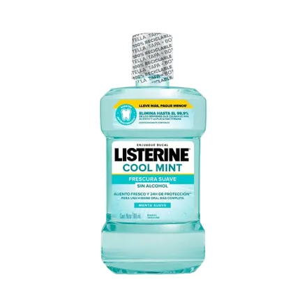 Enjuague Bucal Listerine Cool Mint Menta Suave 500ml