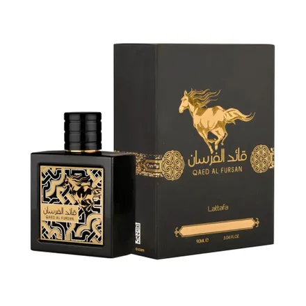 Perfume Lattafa Qaed Al Fursan Black Eau Parfum 90ml