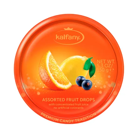 Caramelo Kalfany Assorted Fruit 150 Gr