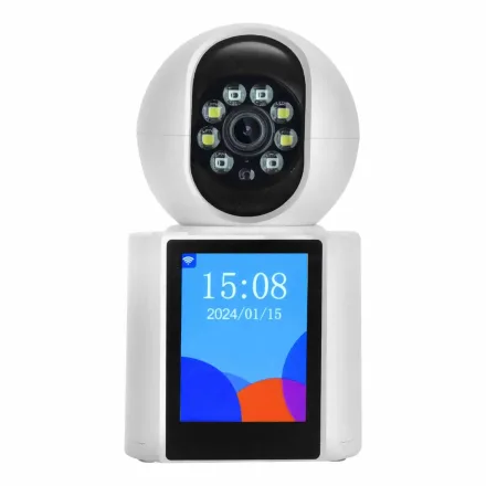 Câmera de Segurança Satellite A-CAM011M com Monitor - Branco
